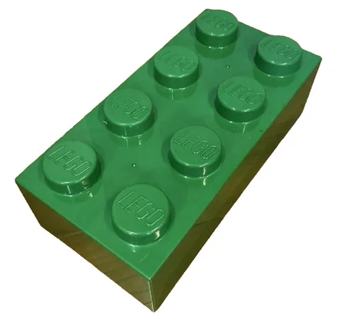 LEGO Junbo Block Big Large Minifigure Green L13.7in W6.8in H4.1in