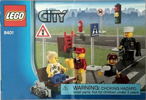 LEGO CITY MINIFIGURE COLLECTION #8401 EXCELLENT USED CONDITION