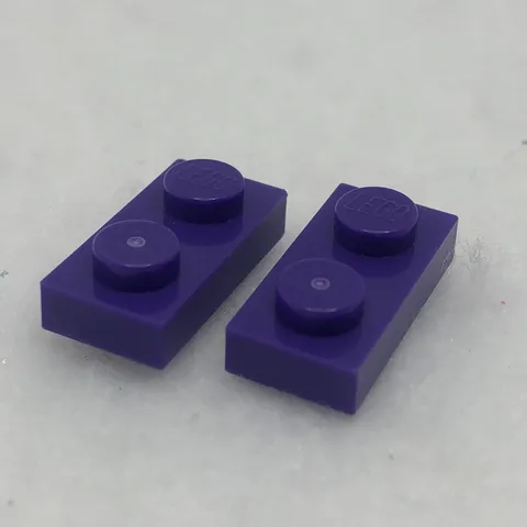 LEGO 3023 Dark Purple Plate 1 x 2 (x2)