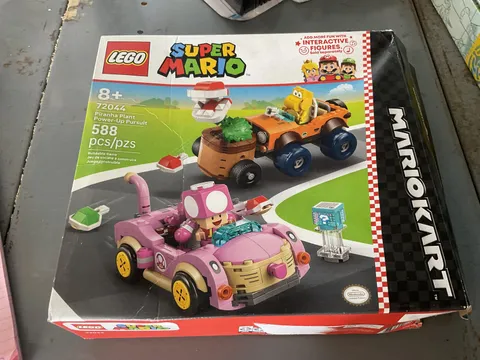 LEGO Super Mario Kart Piranha Plant Power-Up Pursuit 72044 588pcs 8+ Set New