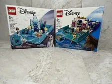 LEGO Disney Storybook Adventures Bundle 43189 Frozen II & 43213 Little Mermaid