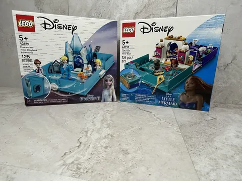 LEGO Disney Storybook Adventures Bundle 43189 Frozen II & 43213 Little Mermaid