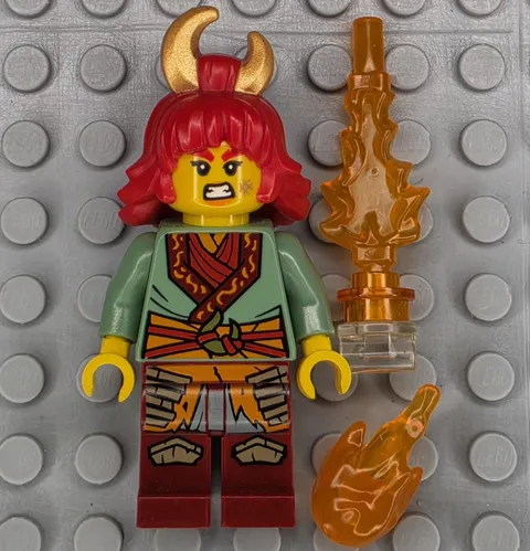 Lego Ninjago Minifigure NJO0823 Wyldfyre Sand Green Robe