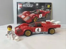 LEGO Speed Champions Set #76906 1970 Ferrari 512 M L -100% Complete W/ Manual