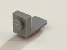 LEGO Light Bluish Gray Bracket 1 x 1 - 1 x 2 No 79389