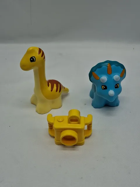 Lego Duplo Animal Jurassic World Dinosaur Baby Diplodocus Yellow BLue Set #10879