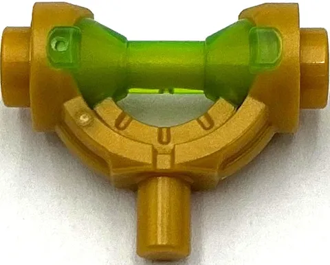 Lego New Pearl Gold Minifigure Weapon Hilt with Curved Guard and Bar Part