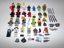Huge Lot Lego Ninjago Minifigures And Accessories