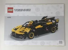 Lego 42151 Technic Bugatti Bolide Instruction Manual Book Only - No Bricks