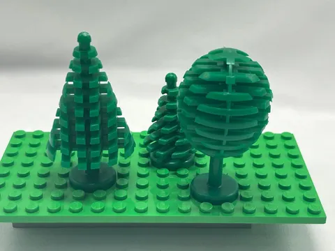 LEGO Classic Trees Shrubs Plants Vegetation Selection Excellent