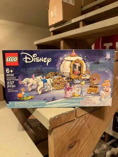 LEGO 43192 Disney Princess Cinderella's Royal Carriage- NEW/SEALED BOX/RETIRED❗️
