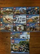 LEGO CITY Instruction Manuals Lot of 12 Retired All in Excellent Shape