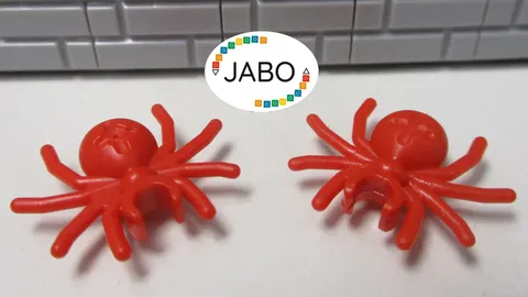 (E14/8/9) Lego Animal 2x 30238 Spider Red