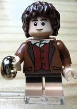 LEGO The Hobbit Bilbo Baggins lor030 Dark Red Coat Minifigure No Sword