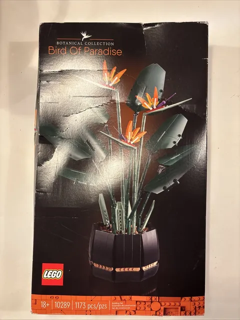 Lego Botanical Collection Bird Of Paradise Damaged Box 10289 READ