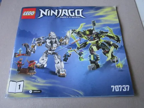 Lego Ninjago 70737-1 Building Instructions Instruction Masters of Spinjitzu