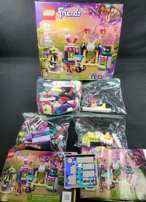 LEGO FRIENDS: Magical Funfair Stalls (41687) Complete With Box See Pics 
