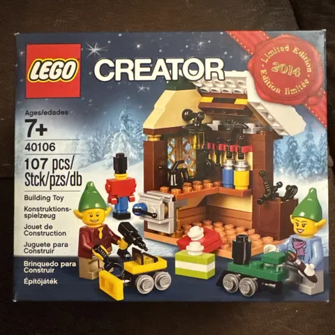 LEGO Creator 40106 Christmas Elf Toy Workshop. New. Sealed. 2016
