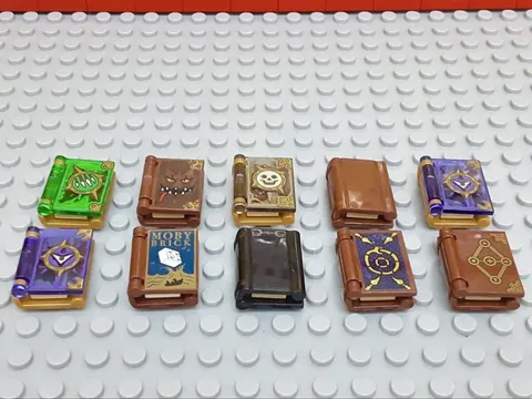 LEGO Book Accessories Set 10pcs Magic Monster Magazine Textbook Harry Potter NEX