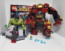 LEGO Marvel Super Heroes 76031 Hulk Buster Smash Avengers Ultron Incomplete WBox