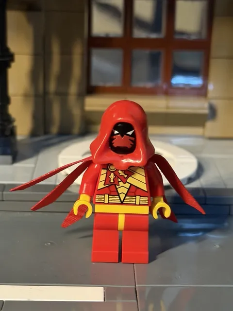 Custom UV Azrael Minifigure – LEGO Batman 2006 Game Style
