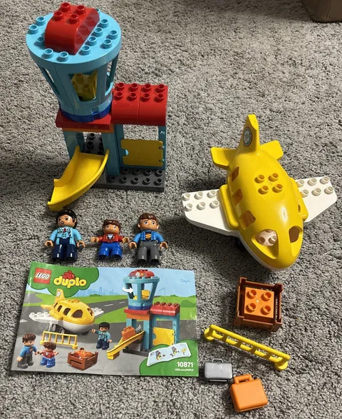 LEGO Airport DUPLO Town (10871) Complete W/ Instructions