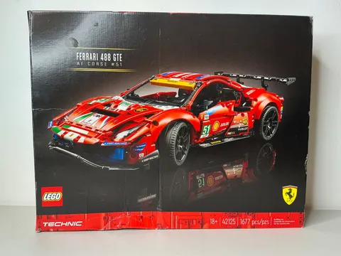 Lego Technic Ferrari 488 GTE AF Couse #51 42125 Open Box/Pre owned