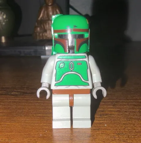 LEGO Star Wars Boba Fett Minifigure w/ Green Helmet & Jetpack Backpack