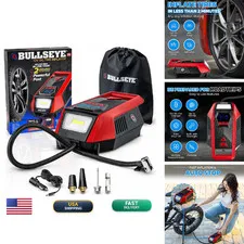 Emson Bullseye 12V Dc Car Tire Inflator Portable Air Compressor - Rapid 2