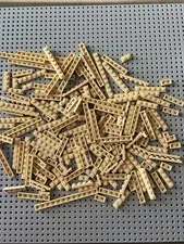 LEGO Tan Plate Bulk 285 pcs 1x2-1x12 3023 3623 3710 3666 3460 4477 60479 2420