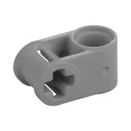 LEGO Part 6536 - Light Bluish Gray Technic Axle and Pin Connector Perpendicular
