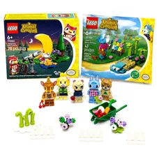 Lego Animal Crossing Lot 2 NEW Sets 77053 30703 & CUTE Minifigures Collection
