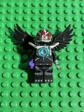 LEGO Legends of Chima Minifigure Razar Flat Silver Armor loc001 H4 23