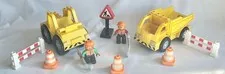 Lego Duplo Town Construction # 4688 Team Construction & Minifigures Incomplete