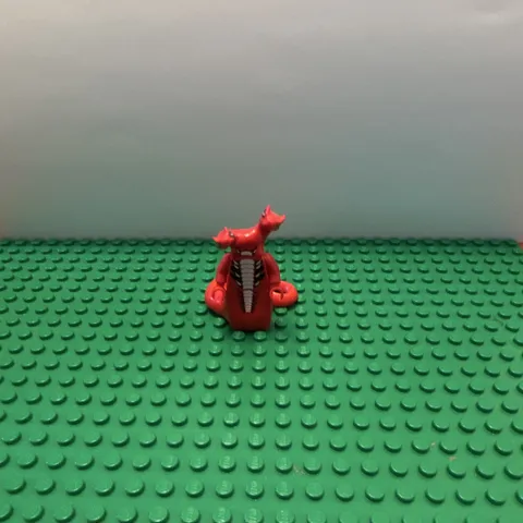 LEGO Ninjago Fangtom Printed Red Snake Minifigure Plastic Piece, 1 Piece