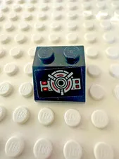 LEGO Slope 45 2 x 2 with Red Buttons and Wheel with Levers 3039pb115 Set 75190