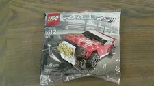 LEGO Racers: Rally Racer (7801) 100% Complete Factory Sealed In Original Polybag
