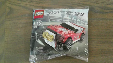 LEGO Racers: Rally Racer (7801) 100% Complete Factory Sealed In Original Polybag