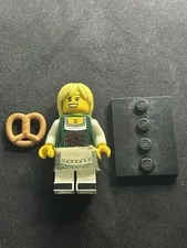 Lego Collectible Minifigures Series 11 Pretzel Girl Oktoberfest Munich READ DESC