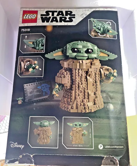 LEGO STAR WARS 75318 The Child NISB Baby Yoda Holding Knob Disney Mandalorian