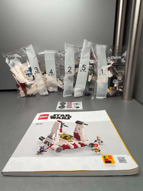 NEW LEGO 75432 V-19 Torrent Starfighter Star Wars NO BOX NO MINIFIGURES