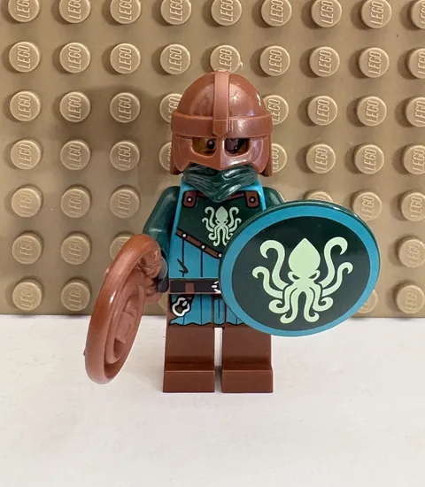 Lego Kraken Warrior Male Minifigure (idea229) - Castle - Vikings - Medieval