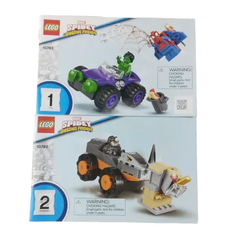 LEGO®  Spidey and his Amazing Friends ™ Hulk vs. Rhino Truck Showdown Manual