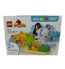 LEGO DUPLO Town Wild Animal Families Penguins and Lions Building Set