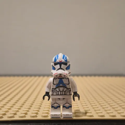 LEGO Star Wars Clone Trooper Minifigure White & Blue Armor w/ Markings