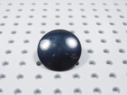 LEGO Black Round Blank Plain Shield Minifig Armor AC