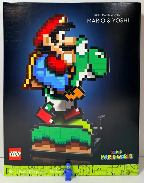 LEGO 71438 Super Mario World Mario & Yoshi New Sealed Retired Nintendo NISB