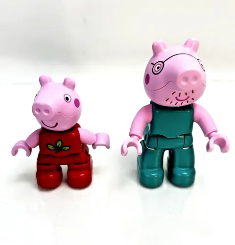 Lego Duplo Pepa Pig & Papa Pig Figures