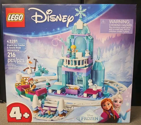 LEGO Disney Frozen Elsa's Ice Castle & Snow Ride Adventure 43281 - Brand New