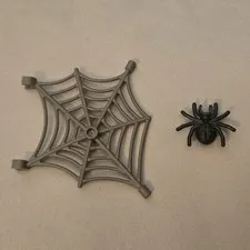 LEGO Spider Web Gray w/ Spider Black 30240, 30238